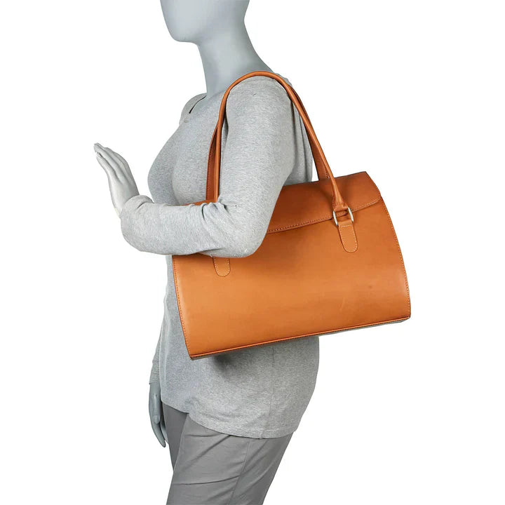 Piel Leather Ladies Computer Portfolio Assorted Colors Piel