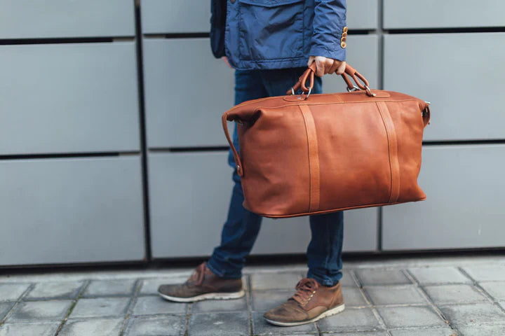 Piel Leather Large Carry On Satchel Assorted Colors Piel