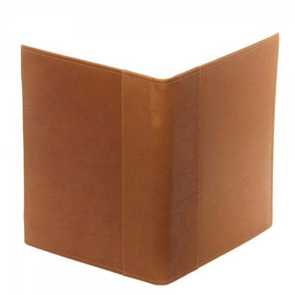 Piel Leather Letter Size Padfolio with Organizer Assorted Colors Piel