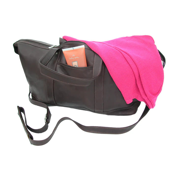 Piel Leather Medium Carry On Satchel Assorted Colors Piel