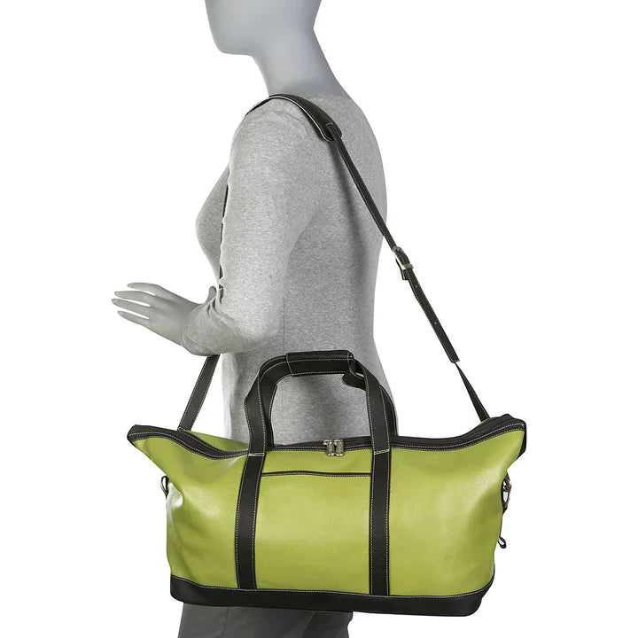 Piel Leather Medium Carry On Satchel Assorted Colors Piel