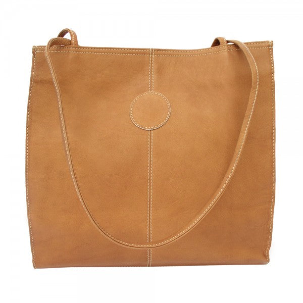 Piel Leather Medium Market Bag Assorted Colors Piel