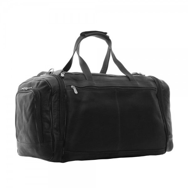 Piel Leather Multi Compartment Duffel Bag Assorted Colors Piel