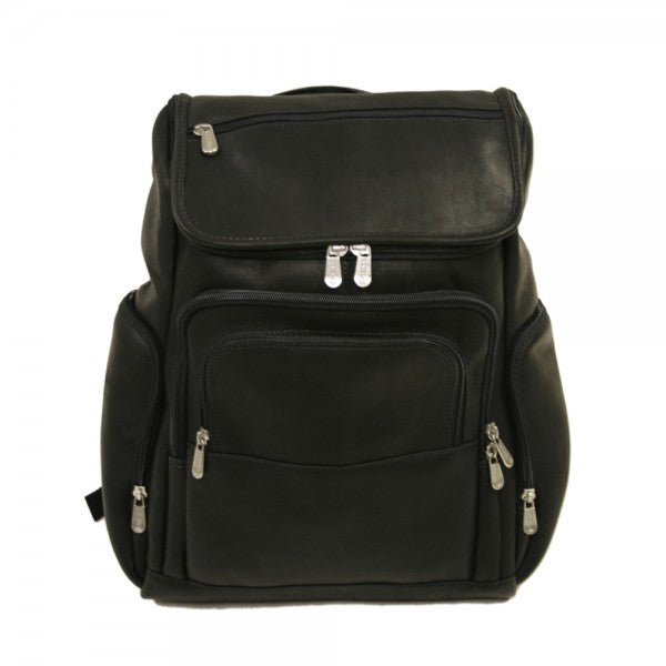 Piel Leather Multi Pocket Laptop Backpack Piel
