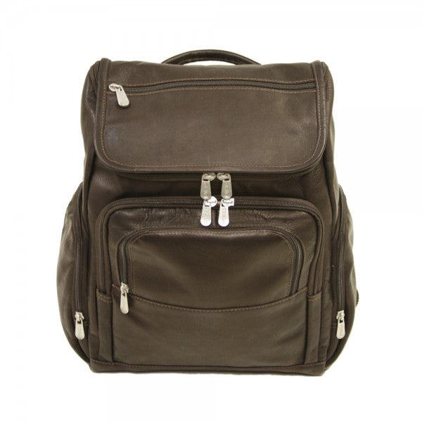 Piel Leather Multi Pocket Laptop Backpack Piel