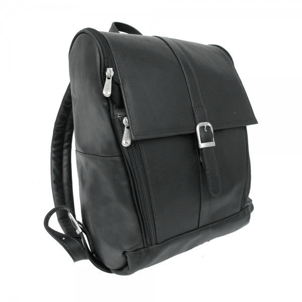 Piel Leather Slim Computer Backpack Assorted Colors Piel