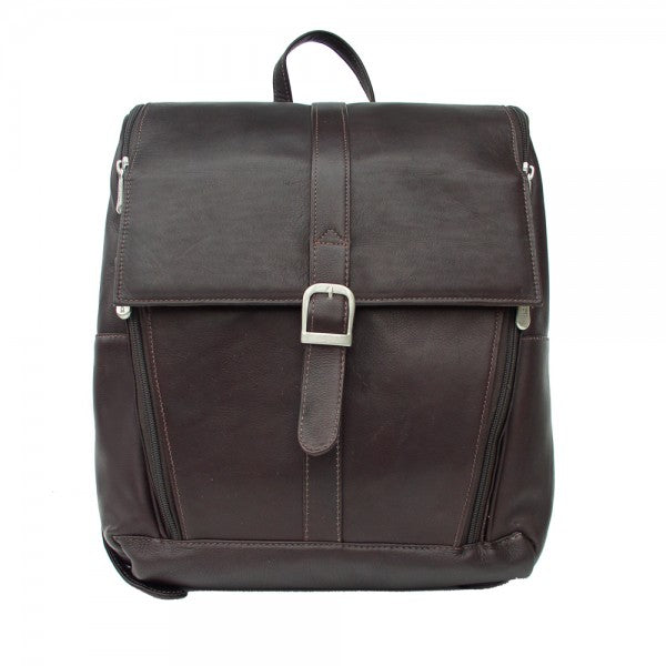 Piel Leather Slim Computer Backpack Assorted Colors Piel