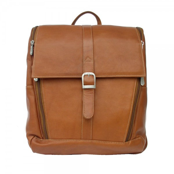 Piel Leather Slim Computer Backpack Assorted Colors Piel