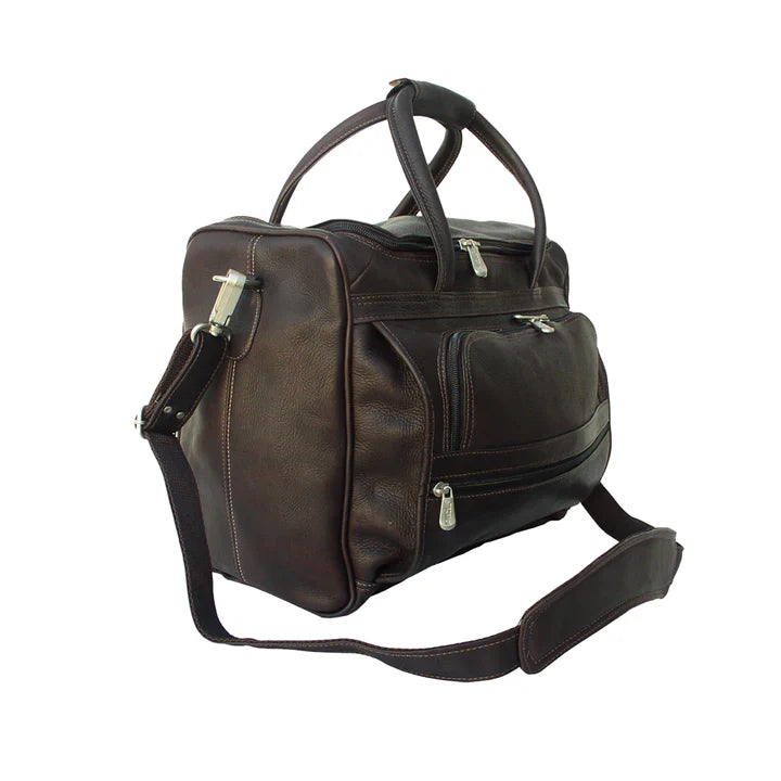 Piel Leather Small Computer Carry On Bag Assorted Colors Piel