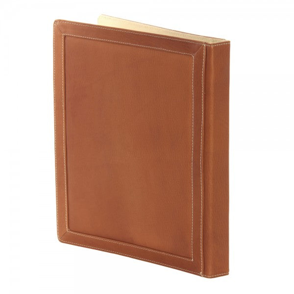 Piel Leather Three Ring Binder Folder Assorted Colors Piel