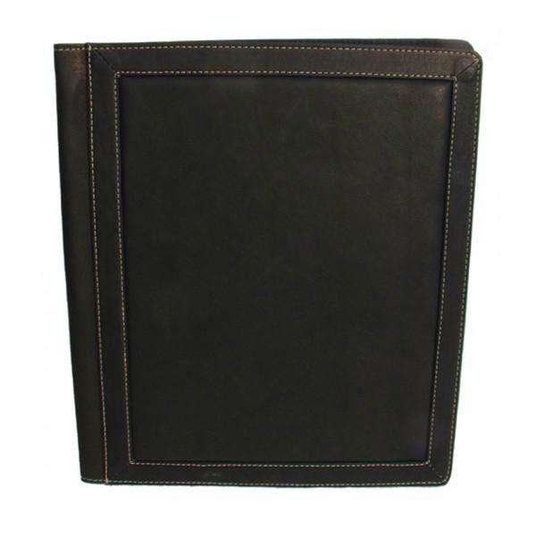 Piel Leather Three Ring Binder Folder Assorted Colors Piel