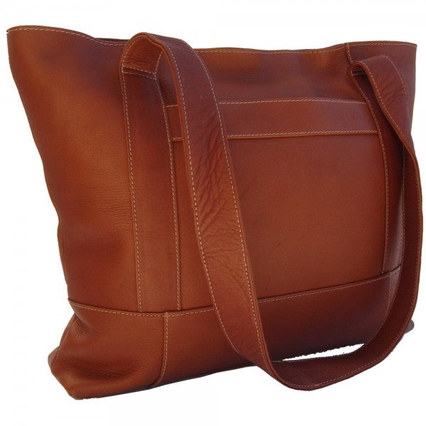 Piel Leather Top Zip Tote Bag Piel