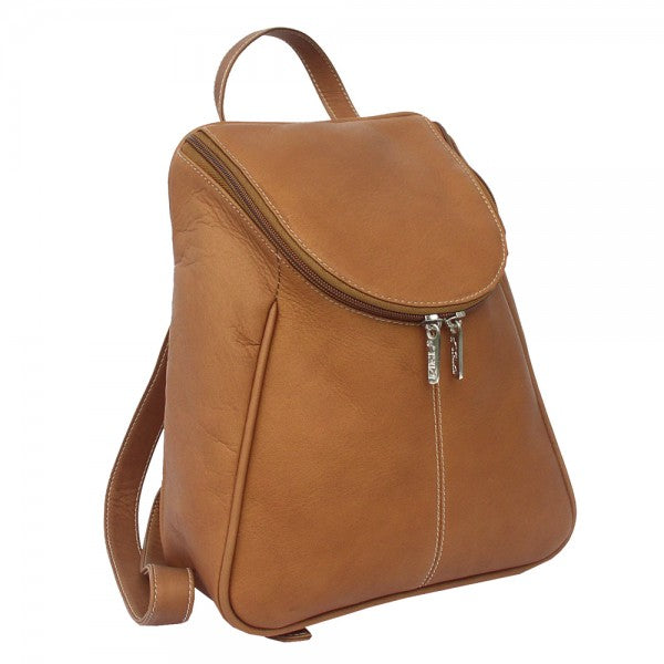 Piel Leather U Zip Backpack Assorted Colors Piel