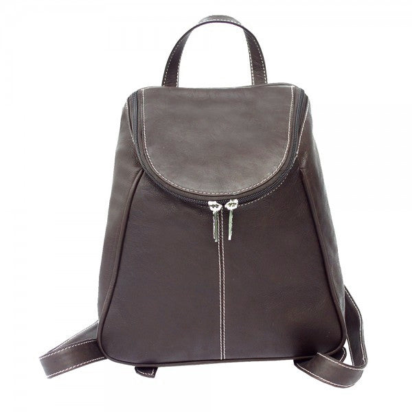 Piel Leather U Zip Backpack Assorted Colors Piel