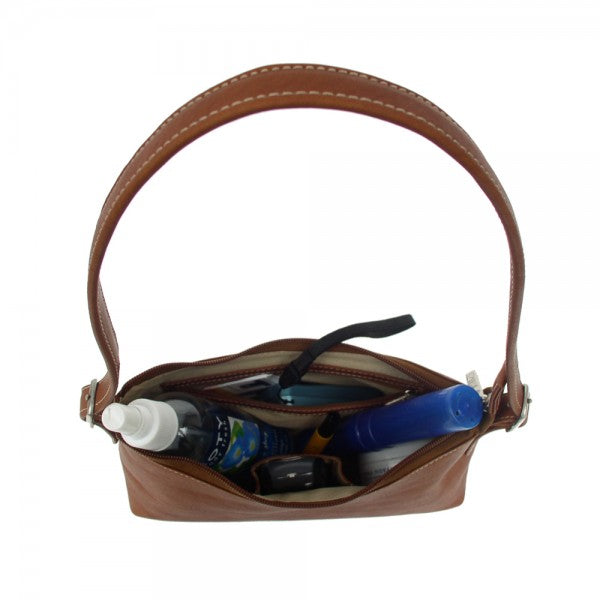 Piel Leather Woman's Mini Shoulder Bag Assorted Colors Piel