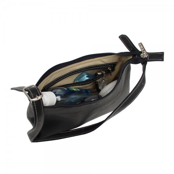 Piel Leather Woman's Mini Shoulder Bag Assorted Colors Piel