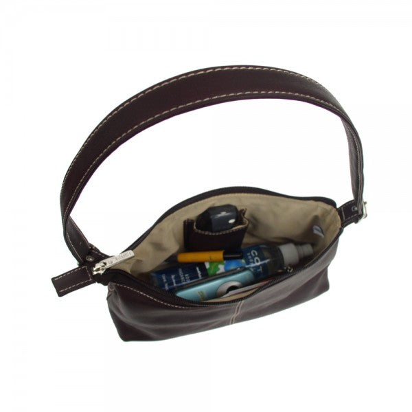 Piel Leather Woman's Mini Shoulder Bag Assorted Colors Piel