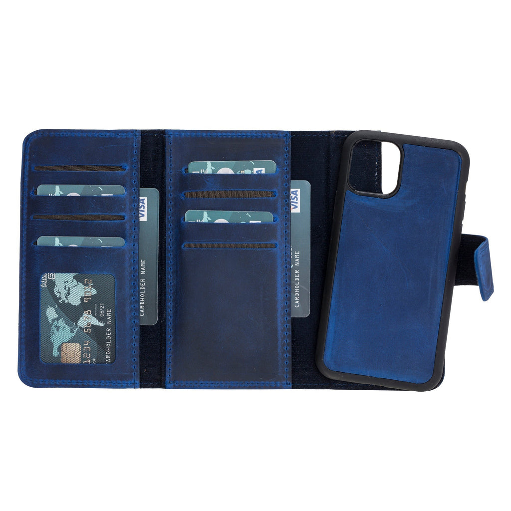 Santa iPhone 11 Pro Leather Detachable Wallet Case Mizuri Leather
