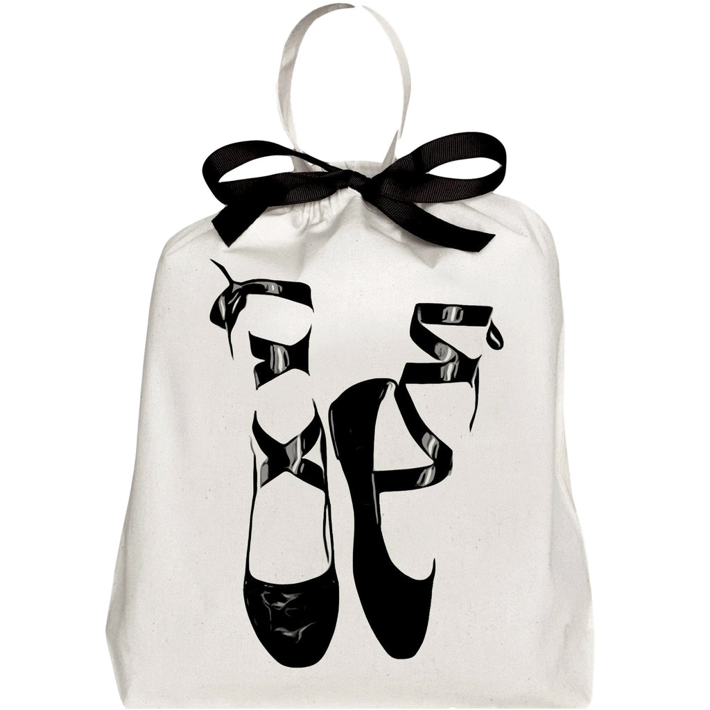 Pointe Ballerina Shoe Bag, Cream Bag-all