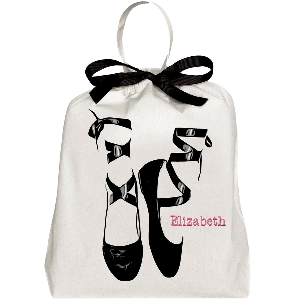 Pointe Ballerina Shoe Bag, Cream Bag-all