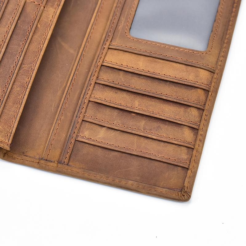 The Pathfinder Bifold Wallet | Genuine Leather Pocket Book STEEL HORSE LEATHER
