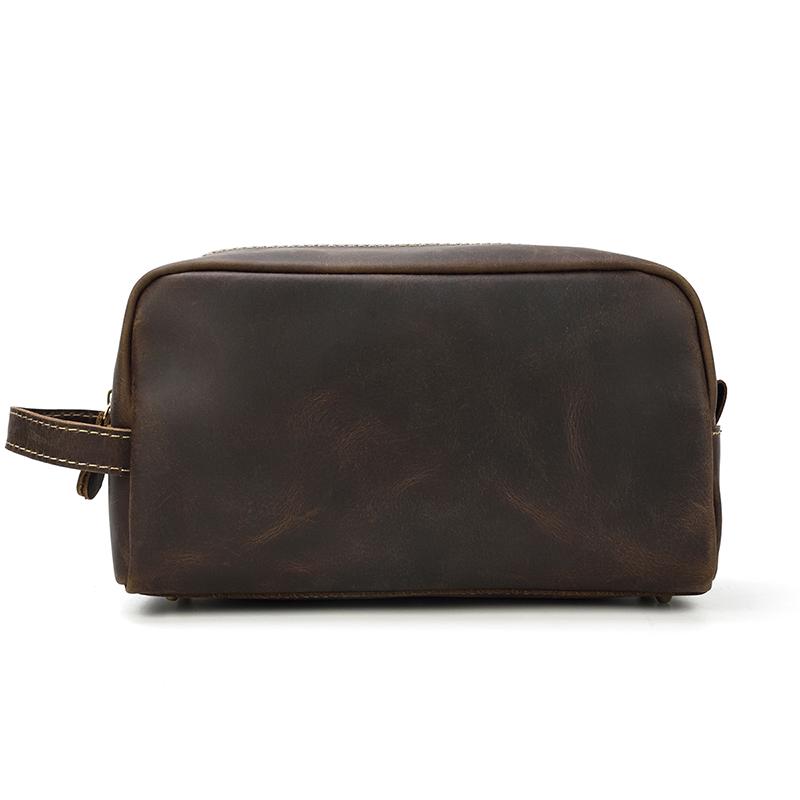 The Wanderer Toiletry Bag | Genuine Leather Toiletry Bag STEEL HORSE LEATHER