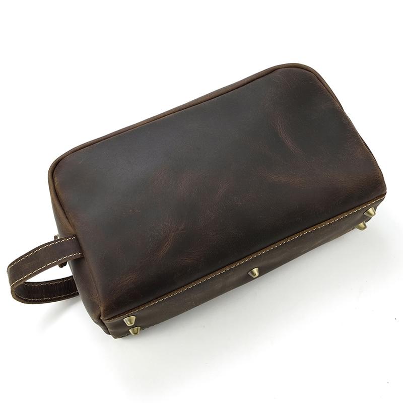 The Wanderer Toiletry Bag | Genuine Leather Toiletry Bag STEEL HORSE LEATHER