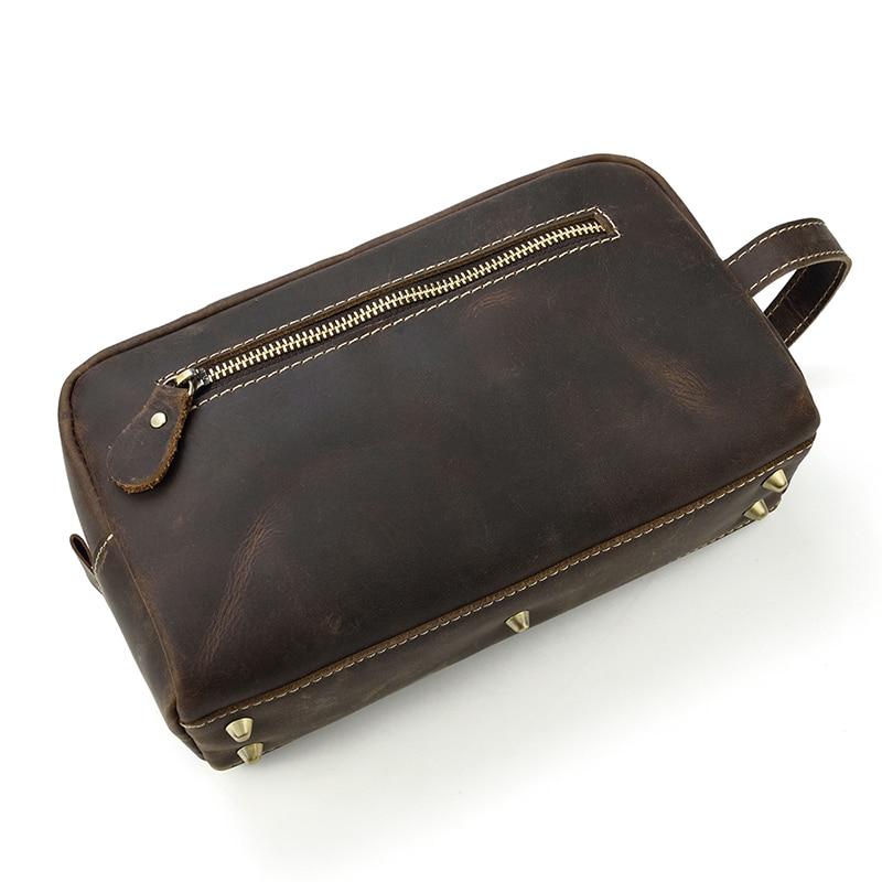 The Wanderer Toiletry Bag | Genuine Leather Toiletry Bag STEEL HORSE LEATHER