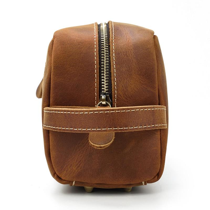 The Wanderer Toiletry Bag | Genuine Leather Toiletry Bag STEEL HORSE LEATHER