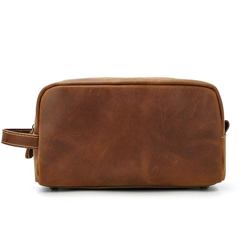 The Wanderer Toiletry Bag | Genuine Leather Toiletry Bag STEEL HORSE LEATHER