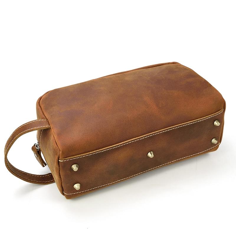 The Wanderer Toiletry Bag | Genuine Leather Toiletry Bag STEEL HORSE LEATHER