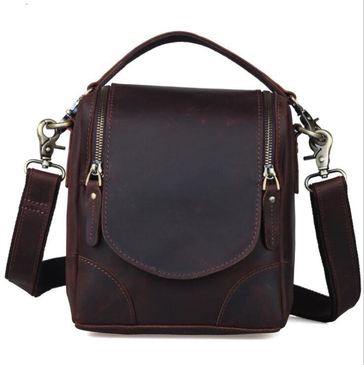 The Calista | Small Leather Camera Bag - Leather Camera Lens Case STEEL HORSE LEATHER