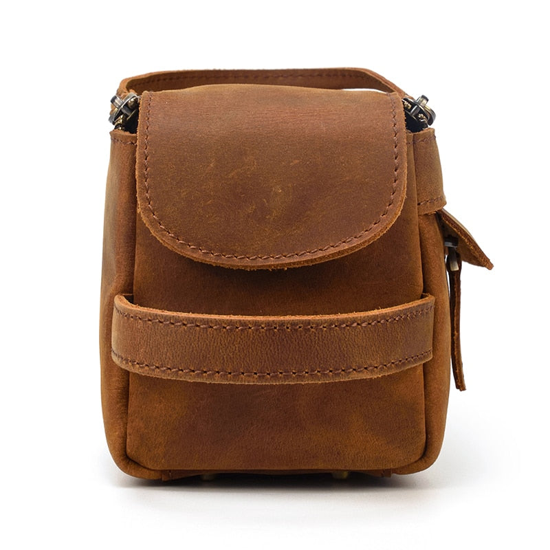 Dado Leather Dopp Kit | Handmade Leather Toiletry Bag STEEL HORSE LEATHER