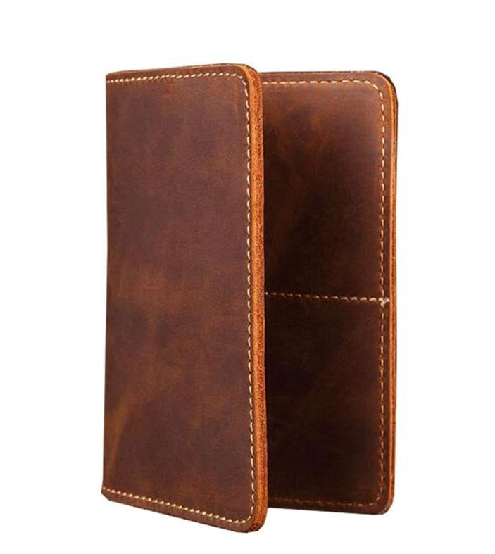 Priam Handmade Leather Passport Cover STEEL HORSE LEATHER
