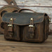 The Faust Leather Camera Bag | Crossbody Vintage Camera Messenger Bag STEEL HORSE LEATHER