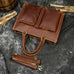 The Dagmar Leather Briefcase | Vintage Leather Messenger Bag STEEL HORSE LEATHER