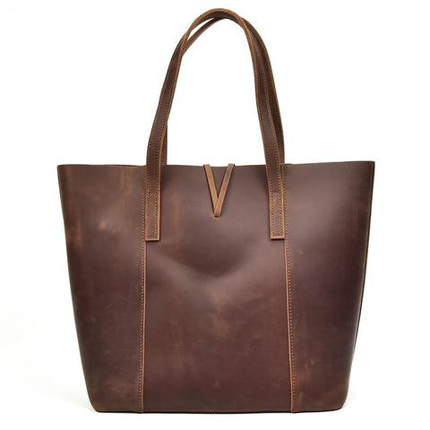 The Taavi Tote | Handcrafted Leather Tote Bag STEEL HORSE LEATHER