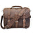 The Gustav Messenger Bag | Large Capacity Vintage Leather Messenger Bag STEEL HORSE LEATHER