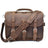 The Gustav Messenger Bag | Large Capacity Vintage Leather Messenger Bag STEEL HORSE LEATHER