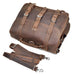 The Gustav Messenger Bag | Large Capacity Vintage Leather Messenger Bag STEEL HORSE LEATHER