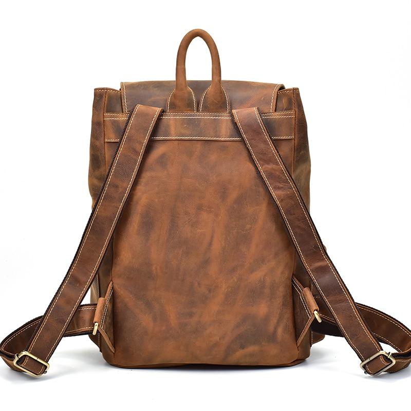 The Hagen Backpack | Vintage Leather Backpack STEEL HORSE LEATHER