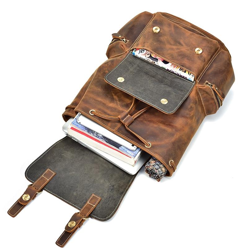 The Hagen Backpack | Vintage Leather Backpack STEEL HORSE LEATHER