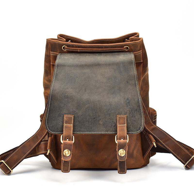 The Hagen Backpack | Vintage Leather Backpack STEEL HORSE LEATHER