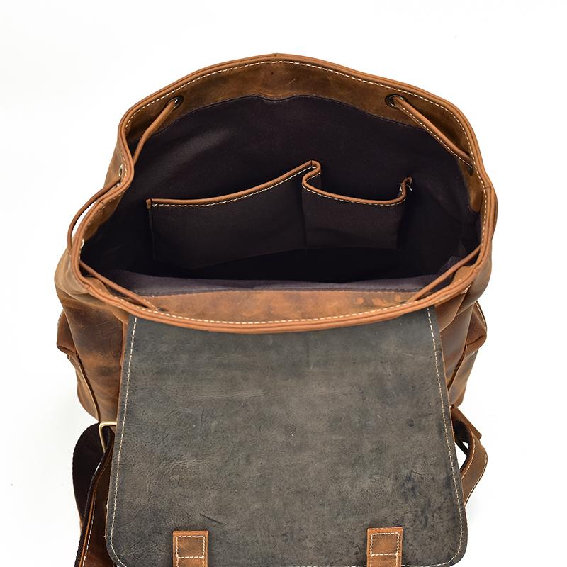The Hagen Backpack | Vintage Leather Backpack STEEL HORSE LEATHER