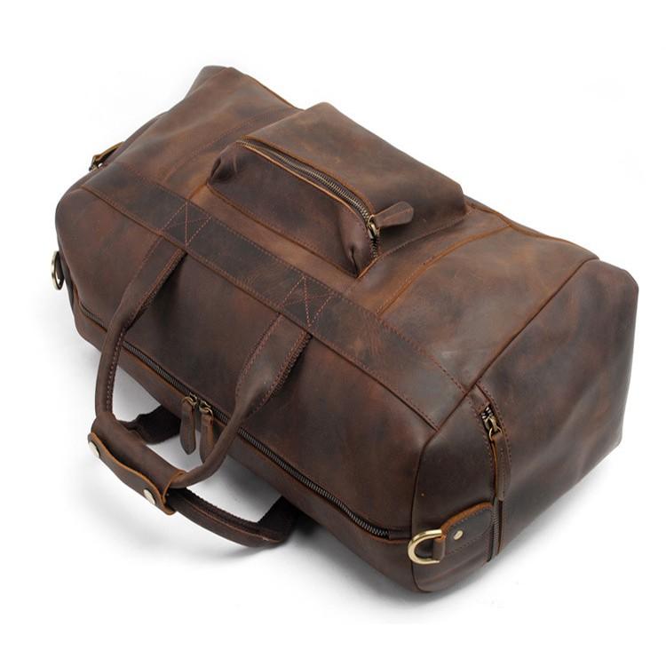 The Asta Weekender | Handcrafted Leather Duffle Bag STEEL HORSE LEATHER