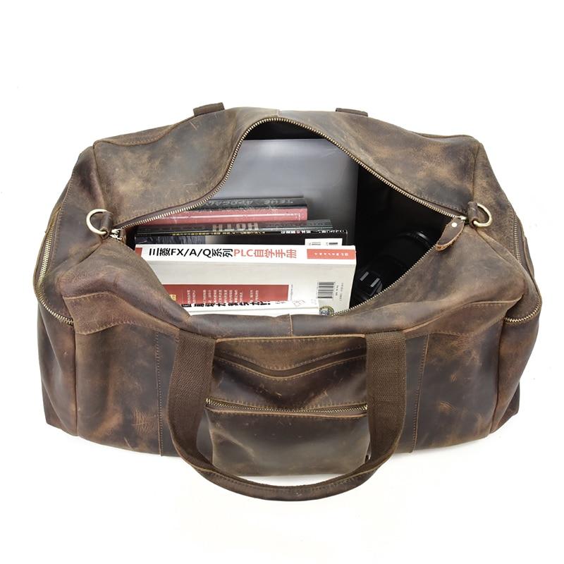 The Colden Duffle Bag | Large Capacity Leather Weekender STEEL HORSE LEATHER