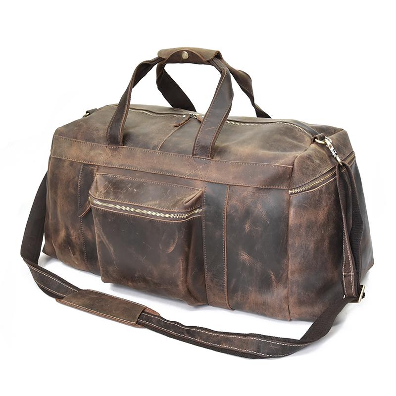 The Colden Duffle Bag | Large Capacity Leather Weekender STEEL HORSE LEATHER