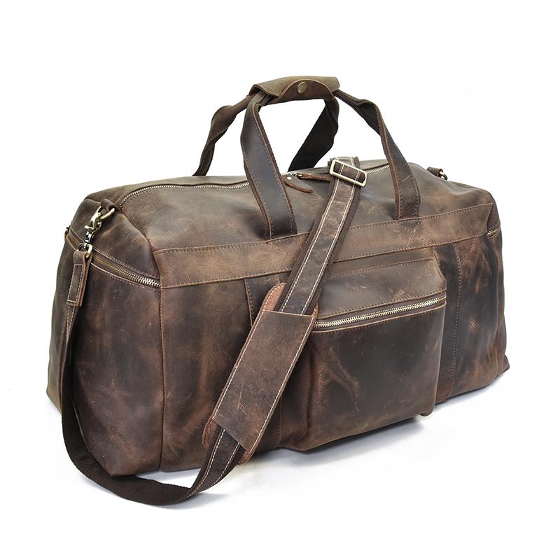 The Colden Duffle Bag | Large Capacity Leather Weekender STEEL HORSE LEATHER