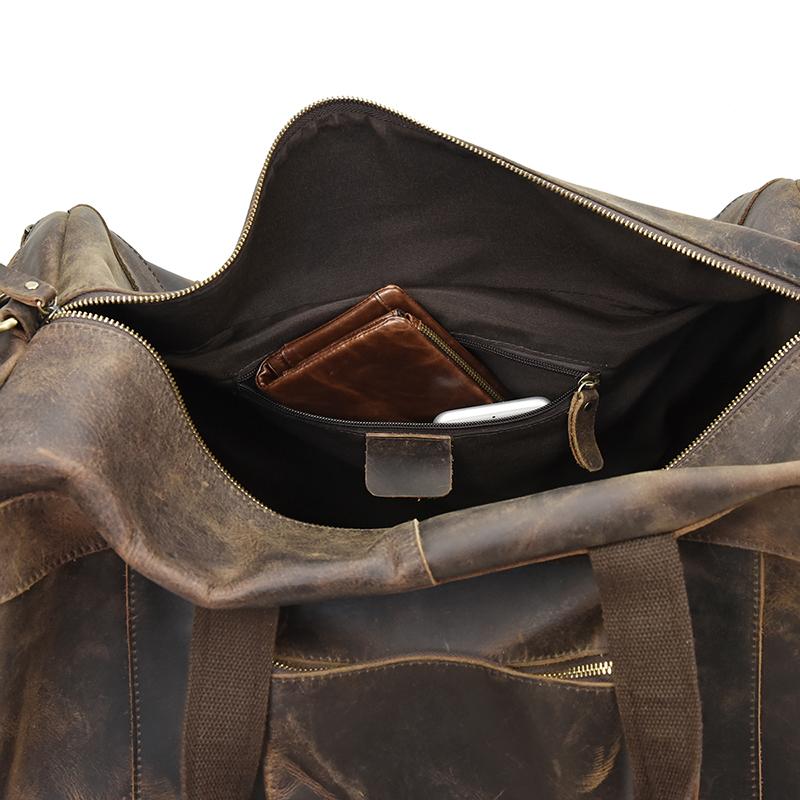 The Colden Duffle Bag | Large Capacity Leather Weekender STEEL HORSE LEATHER