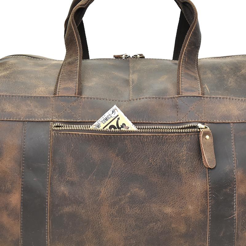 The Colden Duffle Bag | Large Capacity Leather Weekender STEEL HORSE LEATHER